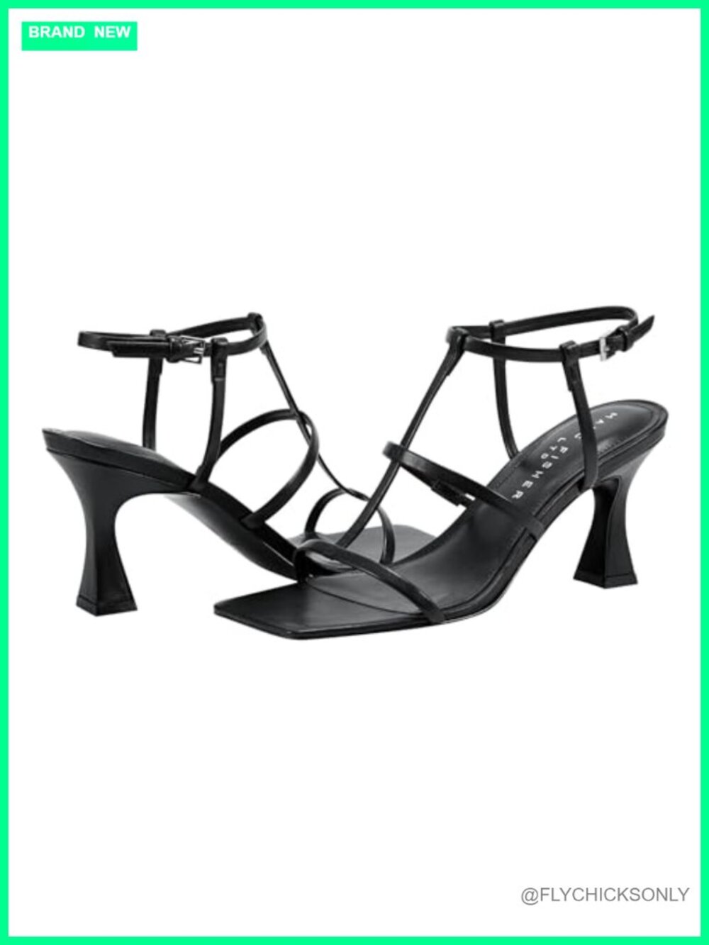 Marc Fisher LTD Dennie Tapered Heel Ankle Strap Sandal Leather